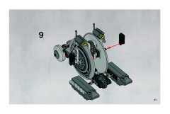 LEGO 7748 instructions page 41 – build guide