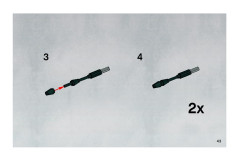 LEGO 7748 instructions page 43 – build guide