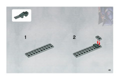 LEGO 7748 instructions page 49 – build guide