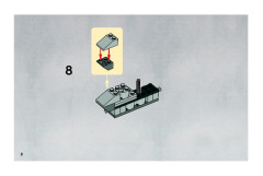 LEGO 7748 instructions page 8 – build guide