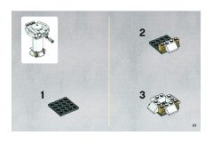 LEGO 7749 instructions page 23 – build guide