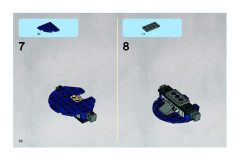 LEGO 7751 instructions page 10 – build guide