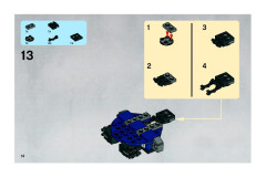 LEGO 7751 instructions page 14 – build guide