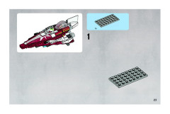 LEGO 7751 instructions page 23 – build guide