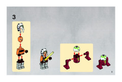 LEGO 7751 instructions page 3 – build guide