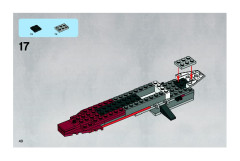 LEGO 7751 instructions page 40 – build guide