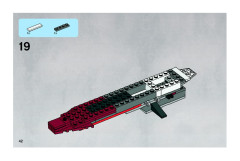 LEGO 7751 instructions page 42 – build guide