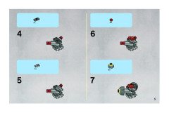 LEGO 7751 instructions page 5 – build guide