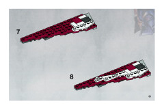 LEGO 7751 instructions page 61 – build guide