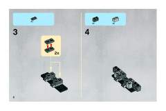 LEGO 7751 instructions page 8 – build guide