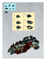 LEGO 7753 instructions page 45 – build guide