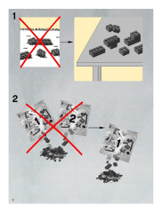LEGO 7754 instructions page 2 – build guide