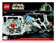 LEGO 7754 instructions page 1 – build guide