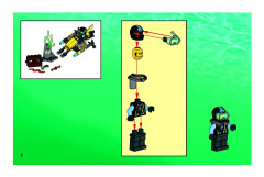 LEGO 7770 instructions page 2 – build guide