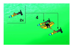 LEGO 7770 instructions page 7 – build guide