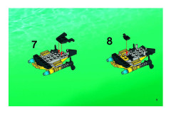 LEGO 7770 instructions page 9 – build guide