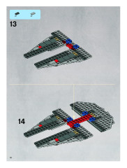 LEGO 7778 instructions page 10 – build guide