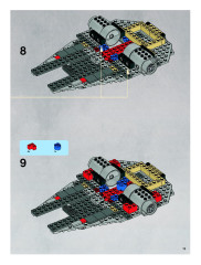 LEGO 7778 instructions page 15 – build guide