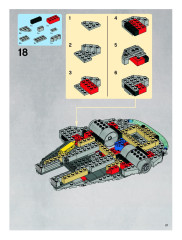 LEGO 7778 instructions page 21 – build guide