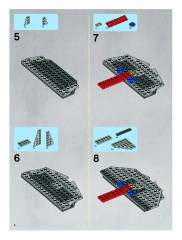 LEGO 7778 instructions page 4 – build guide