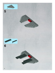 LEGO 7778 instructions page 6 – build guide