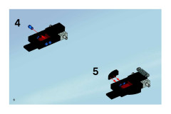 LEGO 7779 instructions page 6 – build guide