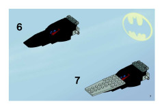 LEGO 7779 instructions page 7 – build guide