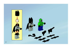 LEGO 7780 instructions page 2 – build guide