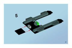 LEGO 7780 instructions page 21 – build guide
