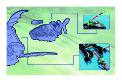 LEGO 7780 instructions page 47 – build guide