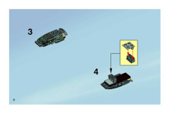 LEGO 7780 instructions page 8 – build guide