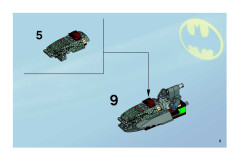 LEGO 7780 instructions page 9 – build guide