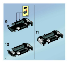 LEGO 7781 instructions page 12 – build guide