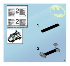 LEGO 7781 instructions page 9 – build guide