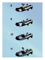 LEGO 7782 instructions page 5 – build guide