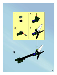 LEGO 7782 instructions page 9 – build guide