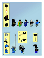 LEGO 7783 instructions page 2 – build guide