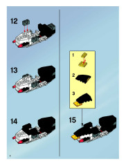 LEGO 7783 instructions page 8 – build guide