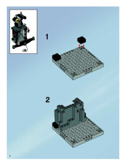 LEGO 7783 instructions page 2 – build guide