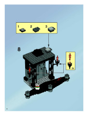 LEGO 7783 instructions page 8 – build guide