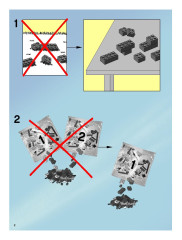 LEGO 7786 instructions page 2 – build guide
