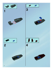 LEGO 7786 instructions page 4 – build guide