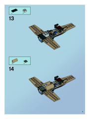 LEGO 7786 instructions page 9 – build guide