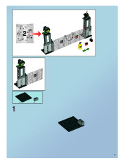 LEGO 7787 instructions page 9 – build guide