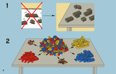 LEGO 7789 instructions page 2 – build guide
