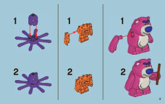 LEGO 7789 instructions page 3 – build guide