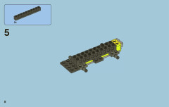 LEGO 7789 instructions page 8 – build guide