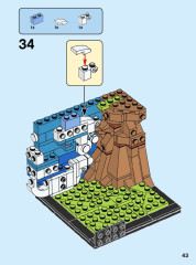 LEGO 77906 instructions page 43 – build guide