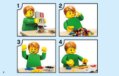 LEGO 77940 instructions page 2 – build guide