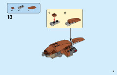 LEGO 77940 instructions page 9 – build guide